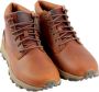 Timberland Oranje Volnerf Leren Schoenen Brown Heren - Thumbnail 2