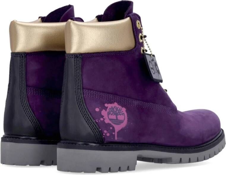 Timberland Purple Royalty Hip Hop Boot Purple Heren
