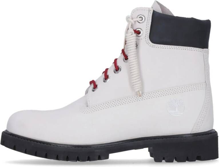 Timberland Premium Bright White High Boot White Heren