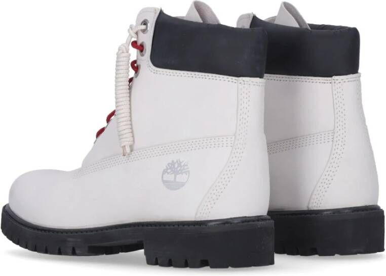 Timberland Premium Bright White High Boot White Heren