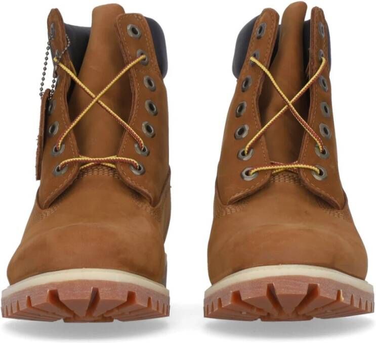 Timberland Premium Oranje Veterschoen Waterdichte Laars Orange Heren