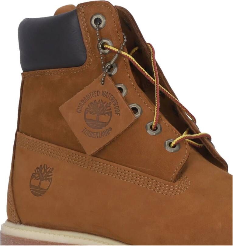 Timberland Premium Oranje Veterschoen Waterdichte Laars Orange Heren