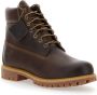 Timberland Premium Waterdichte Veterschoenen Bruin Brown Heren - Thumbnail 12
