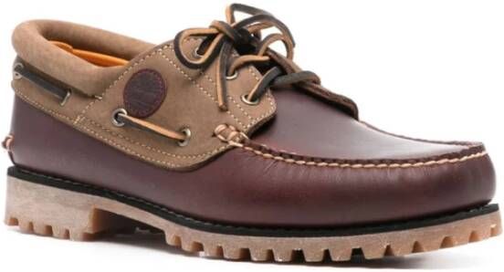 Timberland Authentieke bootschoenen 3-Eye Lug Handsewn Brown Heren - Foto 4