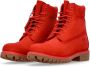 Timberland Suède Leren Enkellaarzen Red - Thumbnail 4