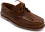 Timberland Handgemaakte Leren Bootschoenen Brown Heren - Thumbnail 5