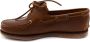 Timberland Handgemaakte Leren Bootschoenen Brown Heren - Thumbnail 6