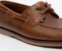 Timberland Handgemaakte Leren Bootschoenen Brown Heren - Thumbnail 8