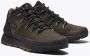 Timberland Sprint Trekker Mid Fabric Veterboots Laarzen Met Veters Heren Groen - Thumbnail 8