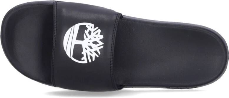Timberland Sports Slide Heren Slippers Zwart Wit Black Heren
