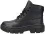 Timberland Grijze Veters Waterdichte Hoge Laars Black Dames - Thumbnail 2