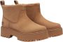 Timberland Kameel Nubuck Enkellaarzen met Trendy Twist Brown Dames - Thumbnail 7