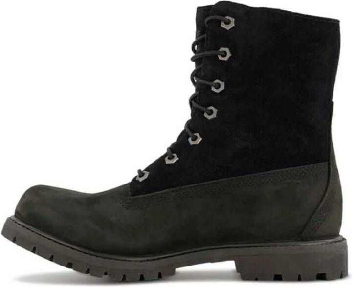 Timberland Waterdichte Fleece Fold Down Laarzen Black Dames