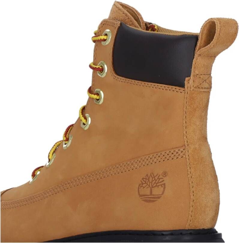 Timberland Waterdichte Vetersluiting Hoge Laars in Tarwe Brown Dames