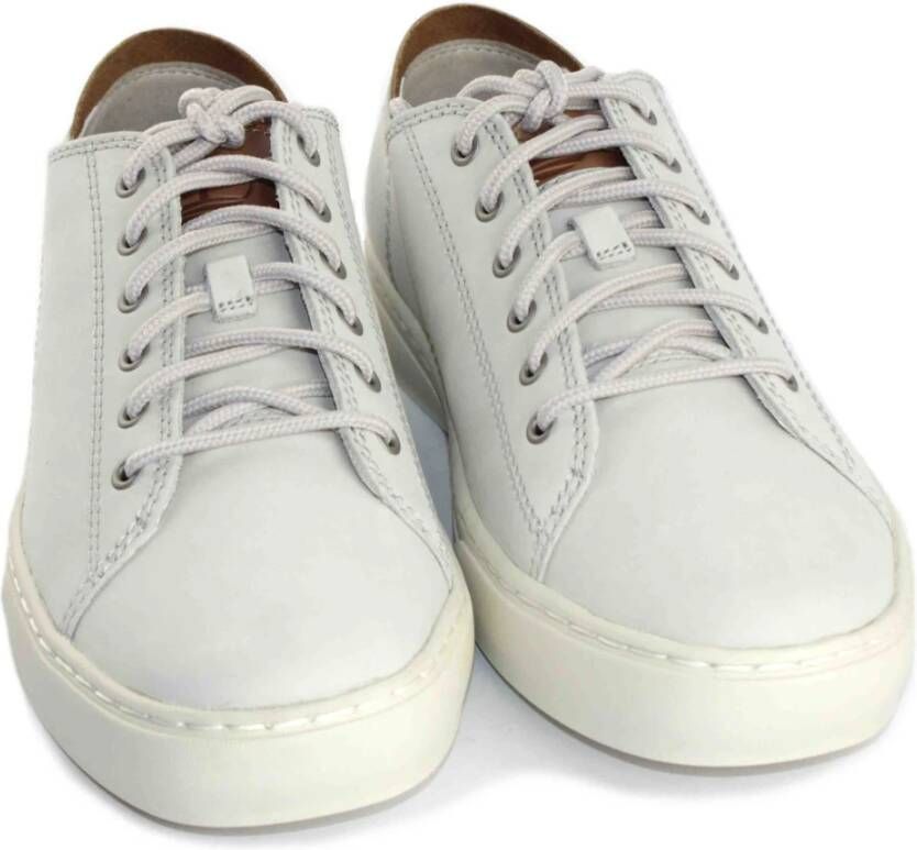 Timberland Witte Leren Sneakers White Heren