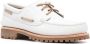 Timberland Witte platte schoenen met korrelige textuur White Heren - Thumbnail 2