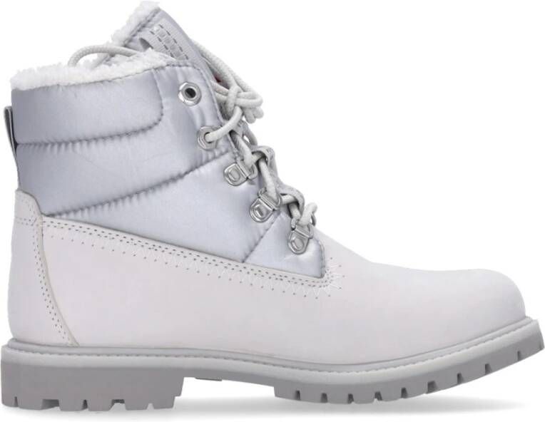 Timberland Witte Premium Puffer Boot voor Vrouwen Multicolor Dames