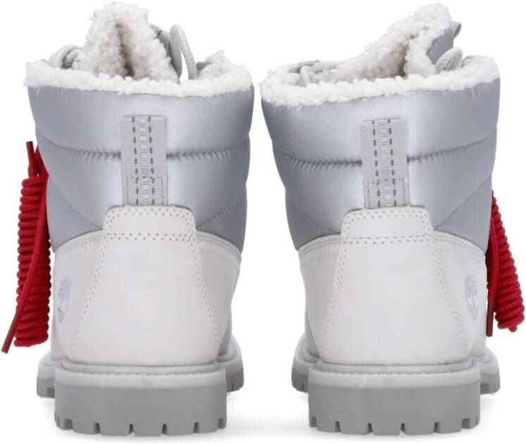 Timberland Witte Premium Puffer Boot voor Vrouwen Multicolor Dames
