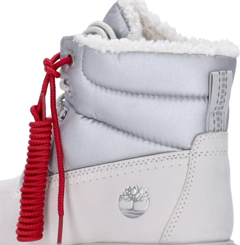 Timberland Witte Premium Puffer Boot voor Vrouwen Multicolor Dames