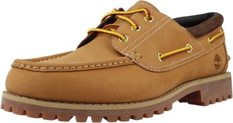 Timberland Gele platte schoenen voor mannen - Foto 4