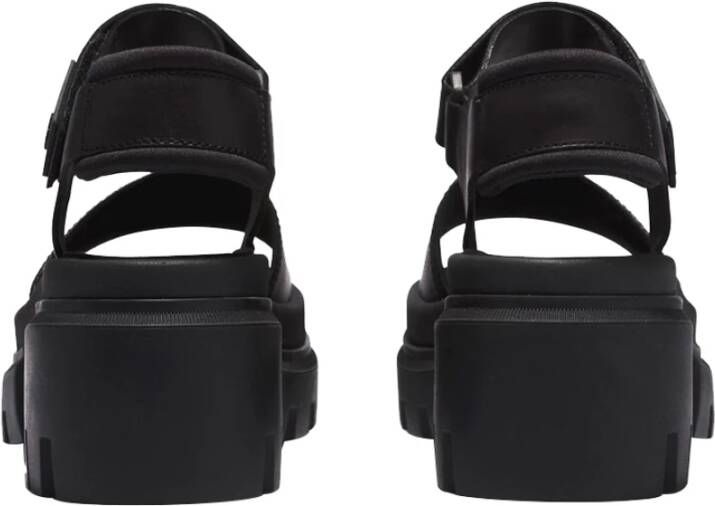 Timberland Zwarte Comfort Sandalen Black Dames