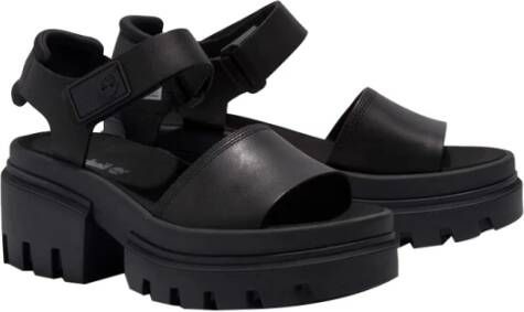 Timberland Zwarte Comfort Sandalen Black Dames