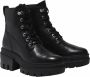Timberland Zwarte veterschoenen met rubberen zool Black Dames - Thumbnail 4