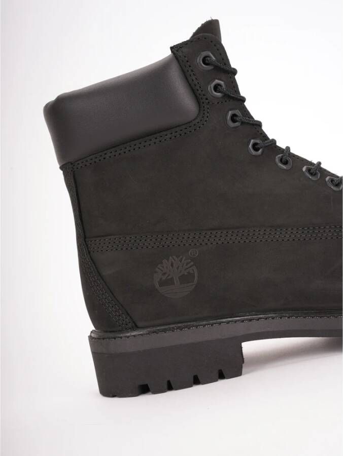 Timberland Zwarte platte werkschoenen