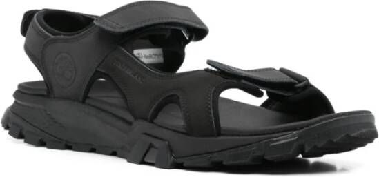 Timberland Zwarte Sandalen met Rubberen Zool