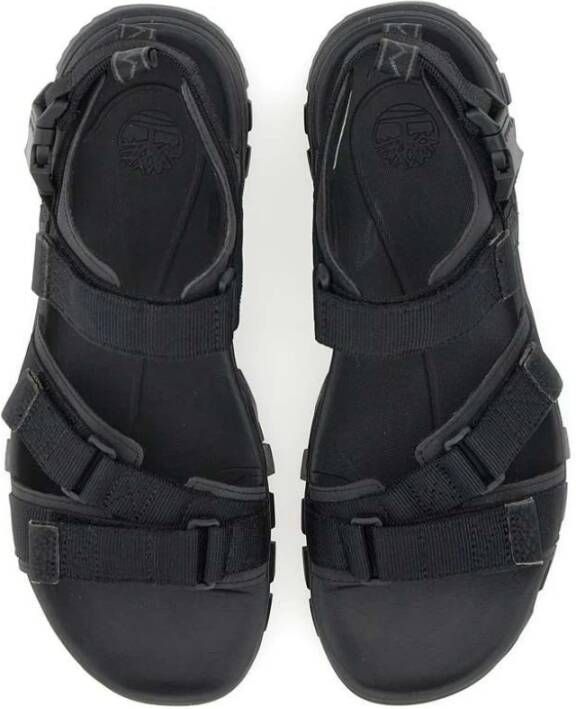 Timberland Zwarte Sandalen voor Mannen Black Heren