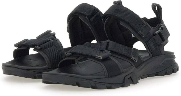 Timberland Zwarte Sandalen voor Mannen Black Heren