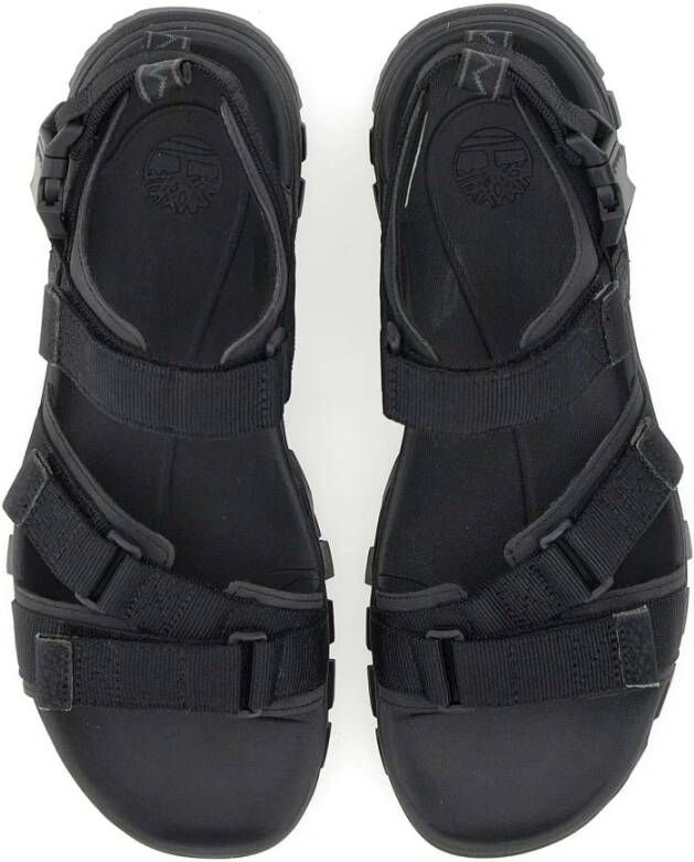 Timberland Zwarte Sandalen voor Mannen Black Heren