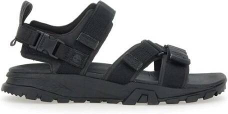 Timberland Zwarte Sandalen voor Mannen Black Heren