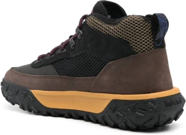 Timberland Zwarte Sneakers van Nubuck Leer