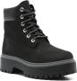 Timberland Zwarte Suède Enkellaarsjes met Veters - Thumbnail 2