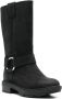 Timberland Zwarte Suède Laarzen tot Halverwege de Kuit Black Dames - Thumbnail 9