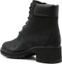 Timberland Zwarte Suède Veterschoen Blokhaklaarzen Black Dames - Thumbnail 8