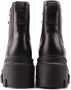 Timberland Zwarte veterschoenen met rubberen zool Black Dames - Thumbnail 4