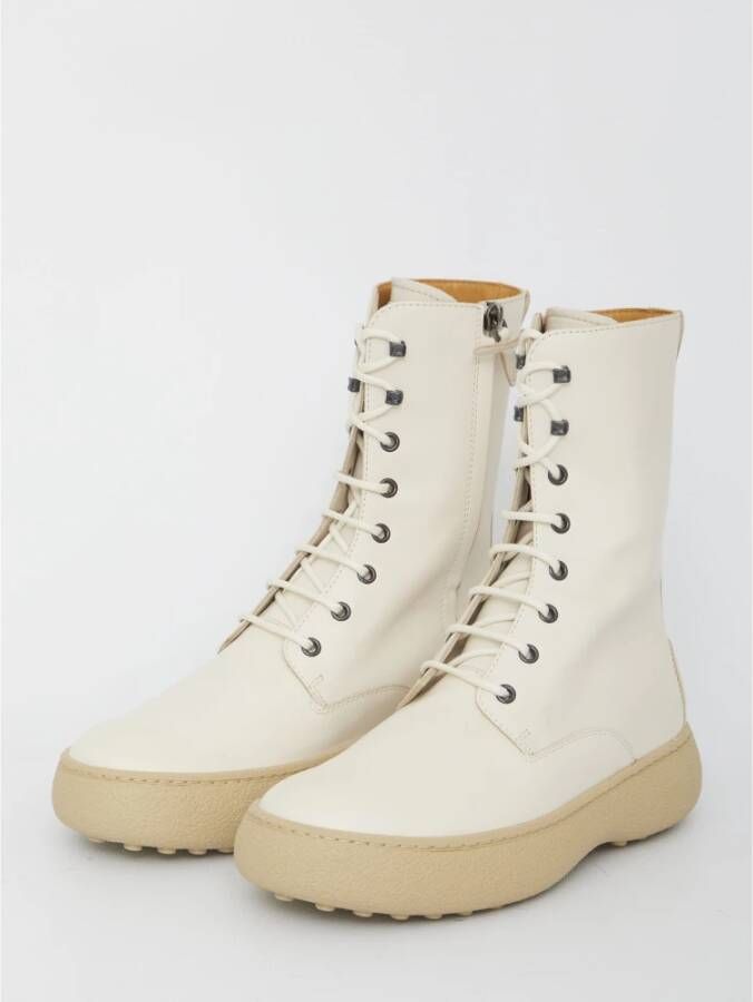 TOD'S Ankle Boots Beige Dames
