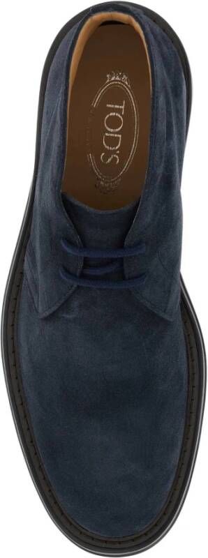 TOD'S Ankle Boots Blauw Heren