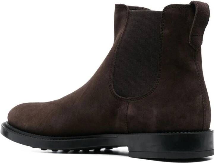TOD'S Ankle Boots Brown Heren