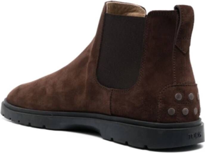 TOD'S Ankle Boots Brown Heren