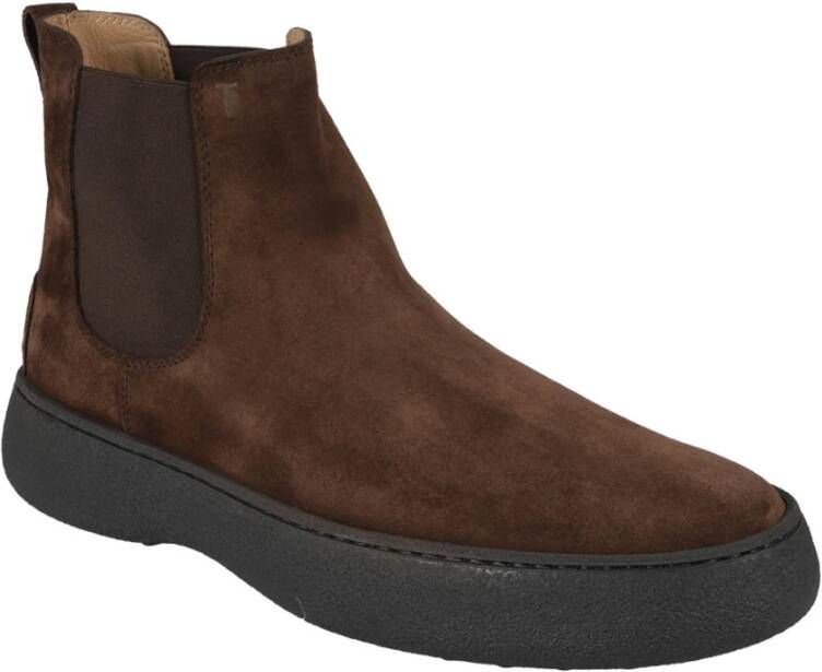 TOD'S Ankle Boots Brown Heren