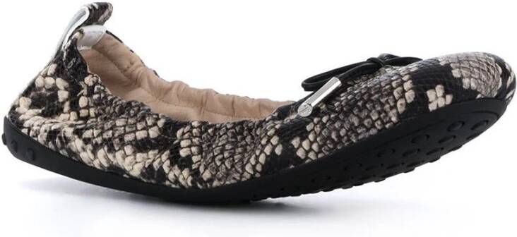 TOD'S Iconische Leren Ballerina Flats Meerkleurig Dames