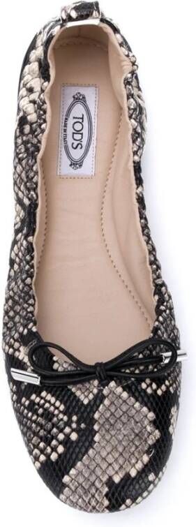TOD'S Iconische Leren Ballerina Flats Meerkleurig Dames