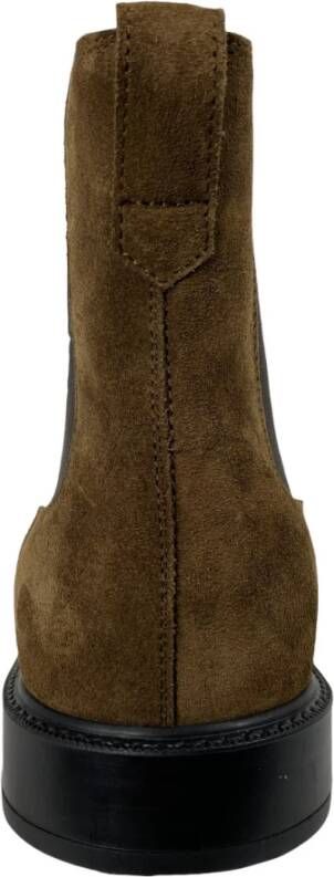 Tod's Beatles Suède Laars Elastische Rubberen Zool