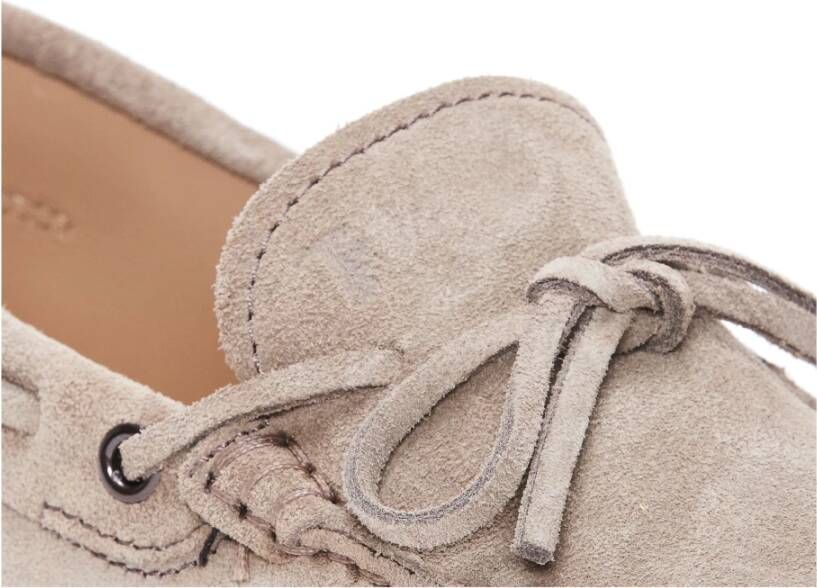 TOD'S Groene Gommino Rijdschoenen Brown Heren