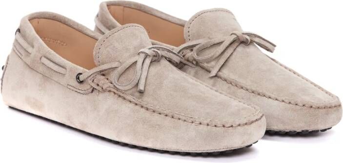TOD'S Groene Gommino Rijdschoenen Brown Heren