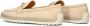 TOD'S Beige Raffia Loafer Slip-On Ronde Neus Beige Dames - Thumbnail 4