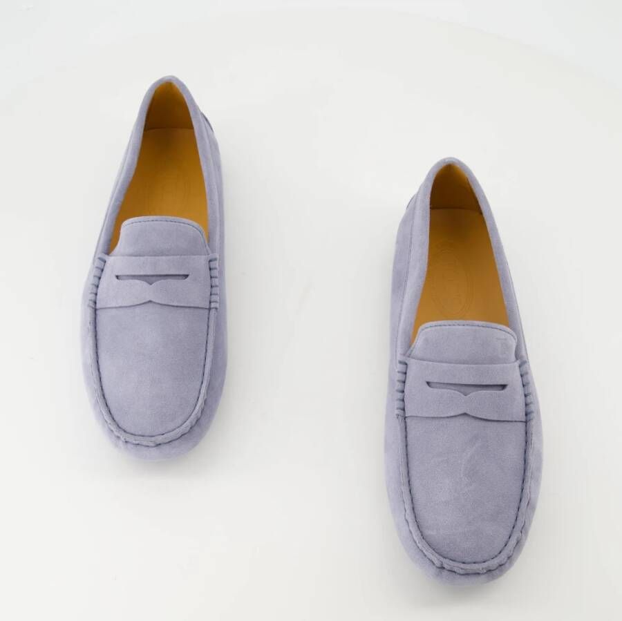 Tod's Blauw Grijs Suède Loafer Lente-Zomer 2025